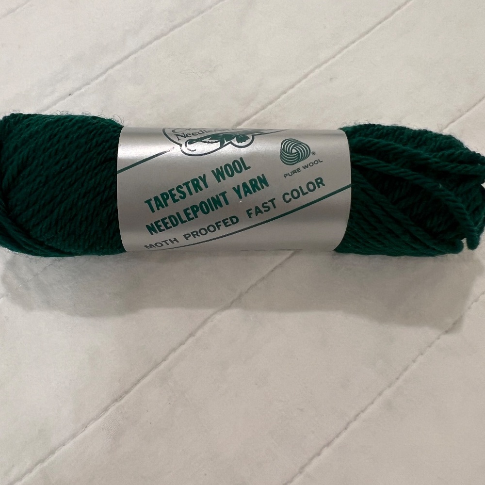 Tapestry Wool Needlepoint Yarn Elsa Williams--4 Skeins 40 Yards Per Skein - Picture 3 of 6